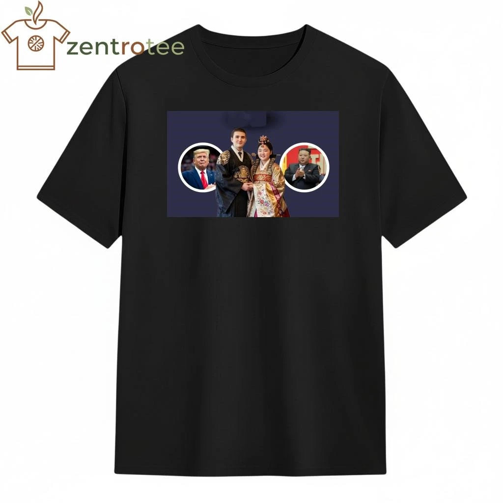 Official Barron Trump marriage Kim Ju Ae Donald Trump tee