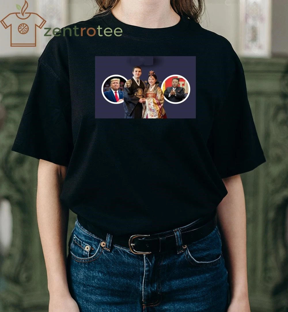 Official Barron Trump marriage Kim Ju Ae Donald Trump tee