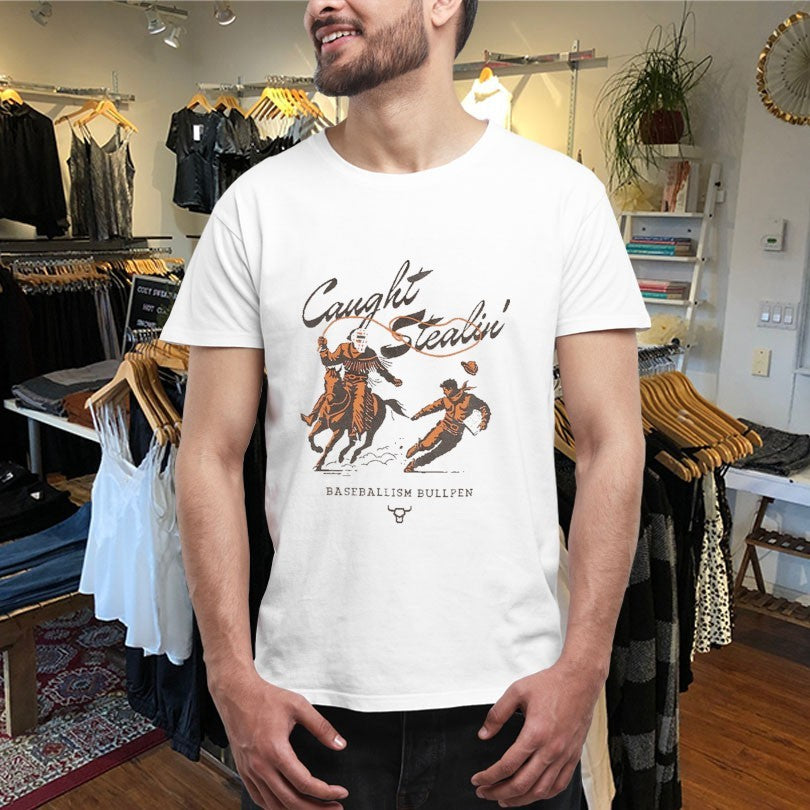 Official Baseballism Bullpen Caught Stealing Shirts
