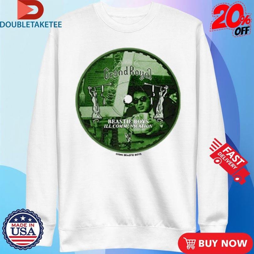 Official Beastie Boys Grand Royal Ill Communication Record Label Shirts