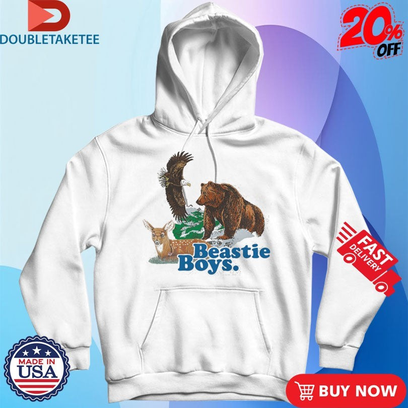 Official Beastie Boys Hello Nasty Animals Deer Bear Eagle Shirts