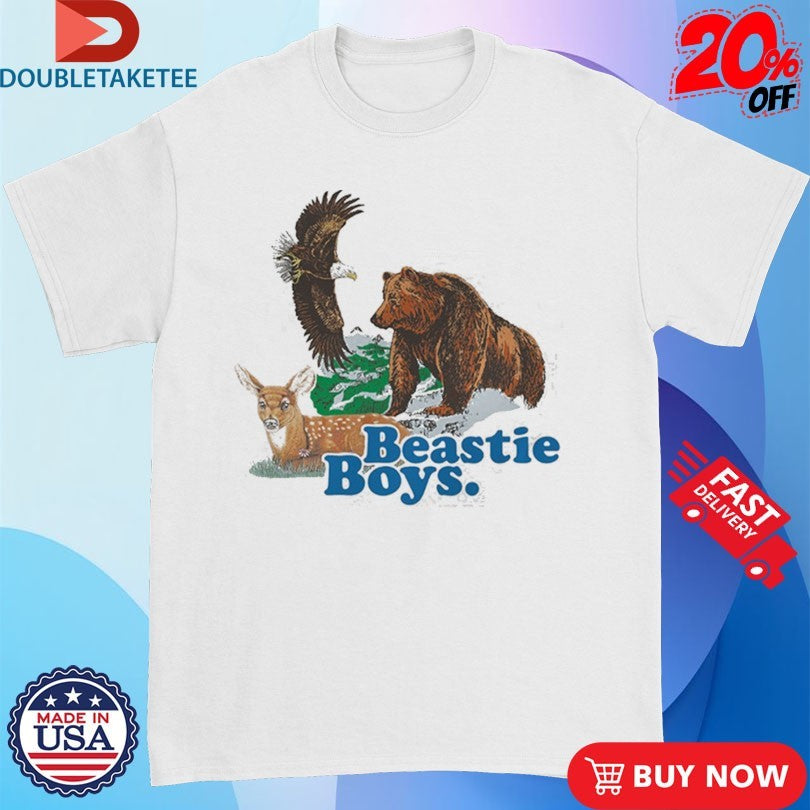 Official Beastie Boys Hello Nasty Animals Deer Bear Eagle Shirts