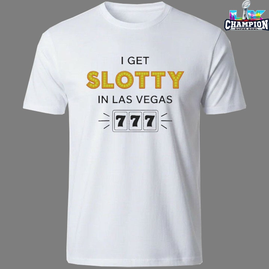 Official Beautiful Wedding America I Get Slotty In Las Vegas T-Shirts