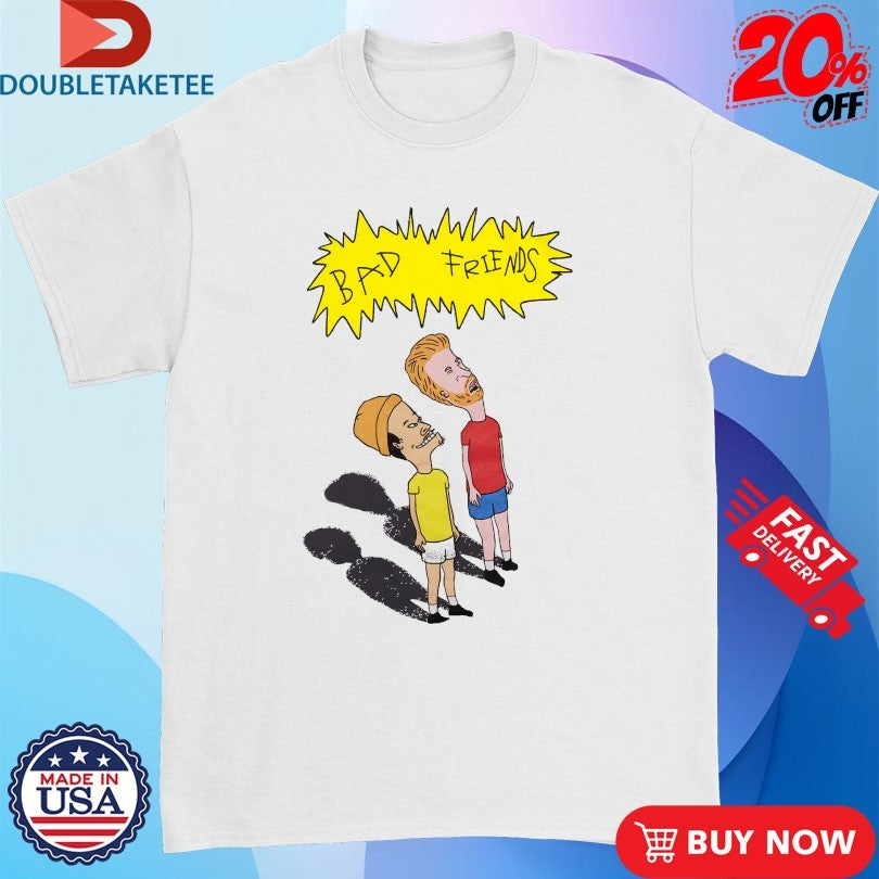 Official Beavis And Butt-Head Bad Friends Bobby &amp; Andrew Shirts