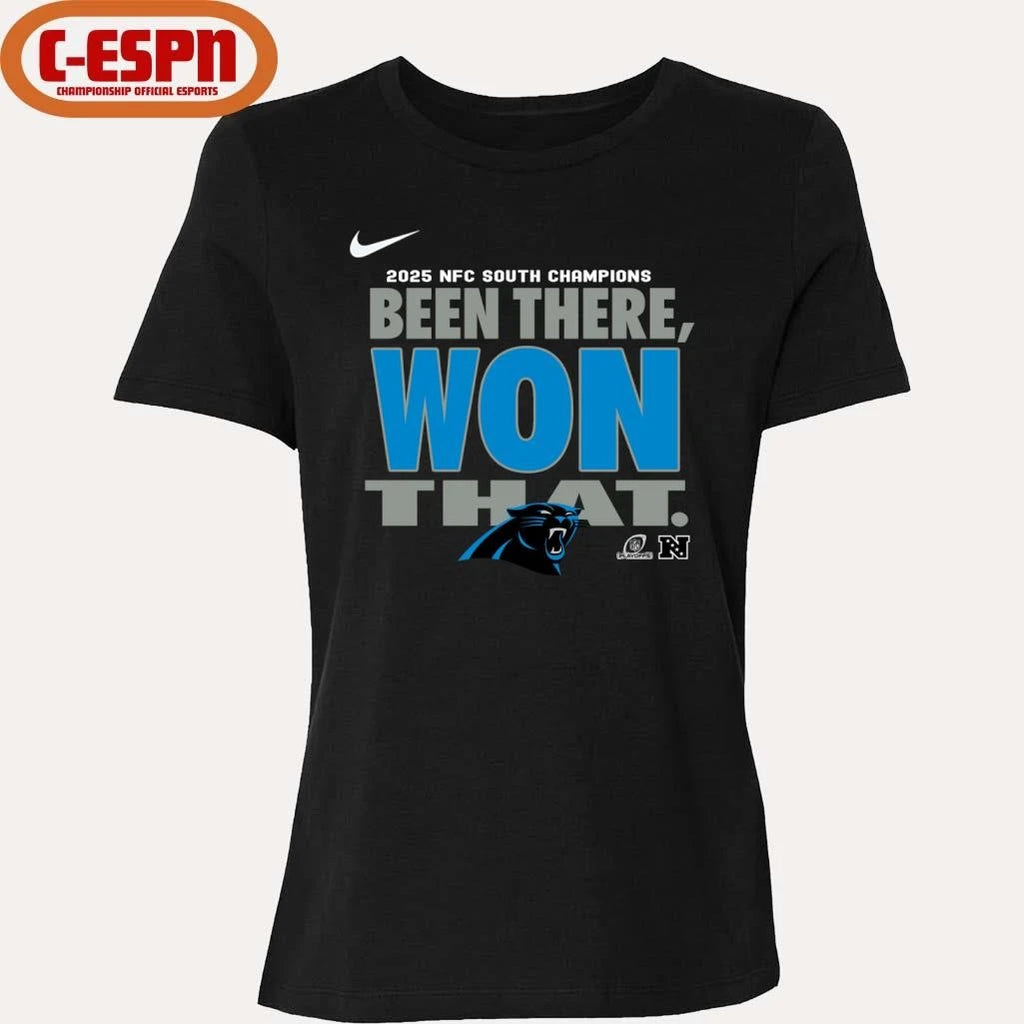 Official Been There, Won That Carolina Panthers NFC South Division Champions Shirt