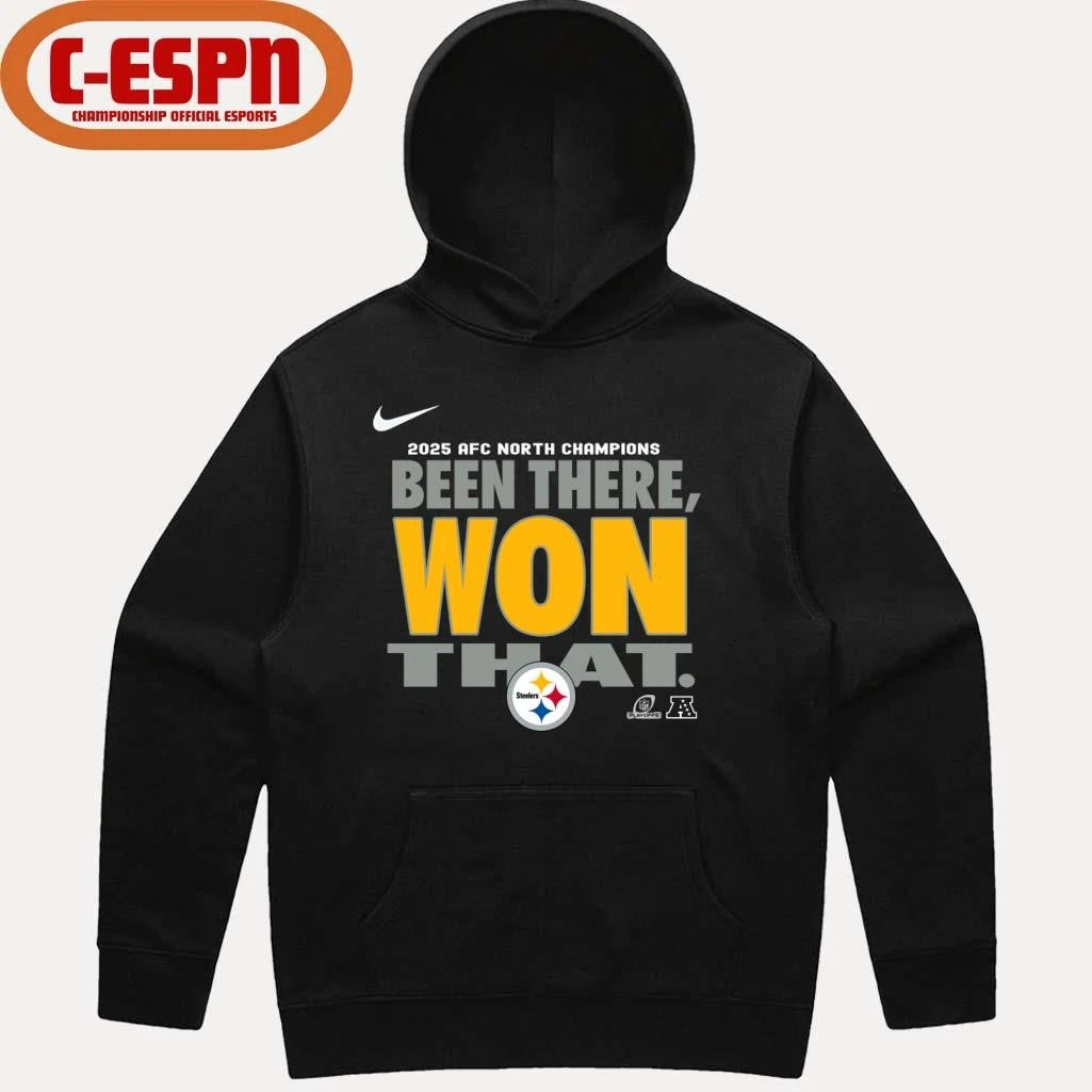 Official Been There, Won That Steelers AFC North Division Champions Shirt
