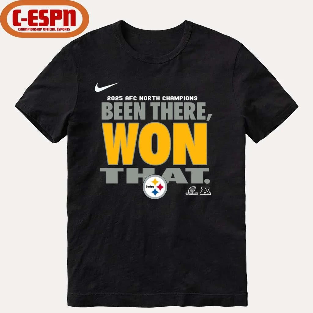 Official Been There, Won That Steelers AFC North Division Champions Shirt