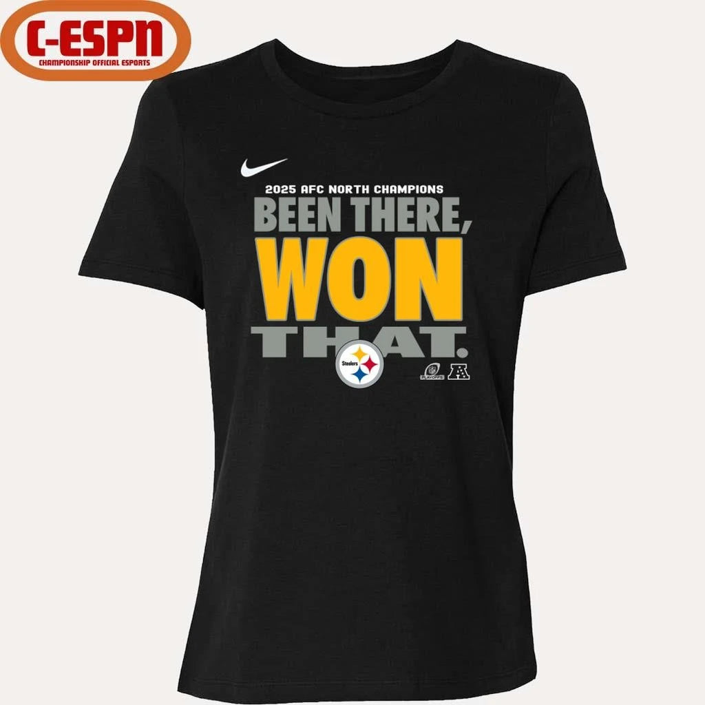 Official Been There, Won That Steelers AFC North Division Champions Shirt