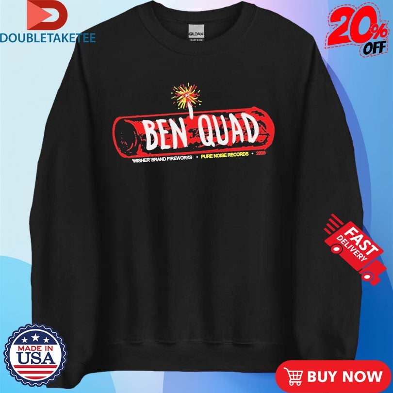 Official Ben Quad Wisher Brand Fireworks Shirts