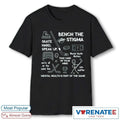 Official Bench The Stigma Skate Hard Speak Up Mental Health Is Part Of The Game T-Shirt