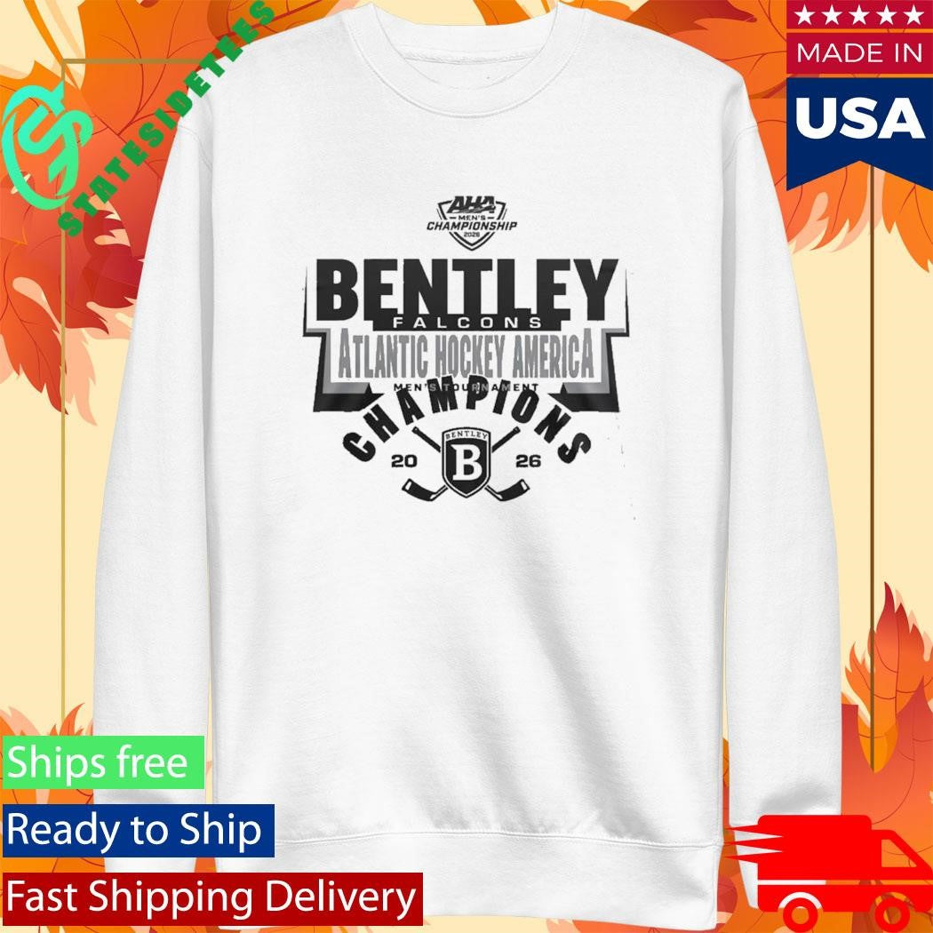 Official Bentley Falcons 2026 Atlantic Hockey America Champions AHA Shirt