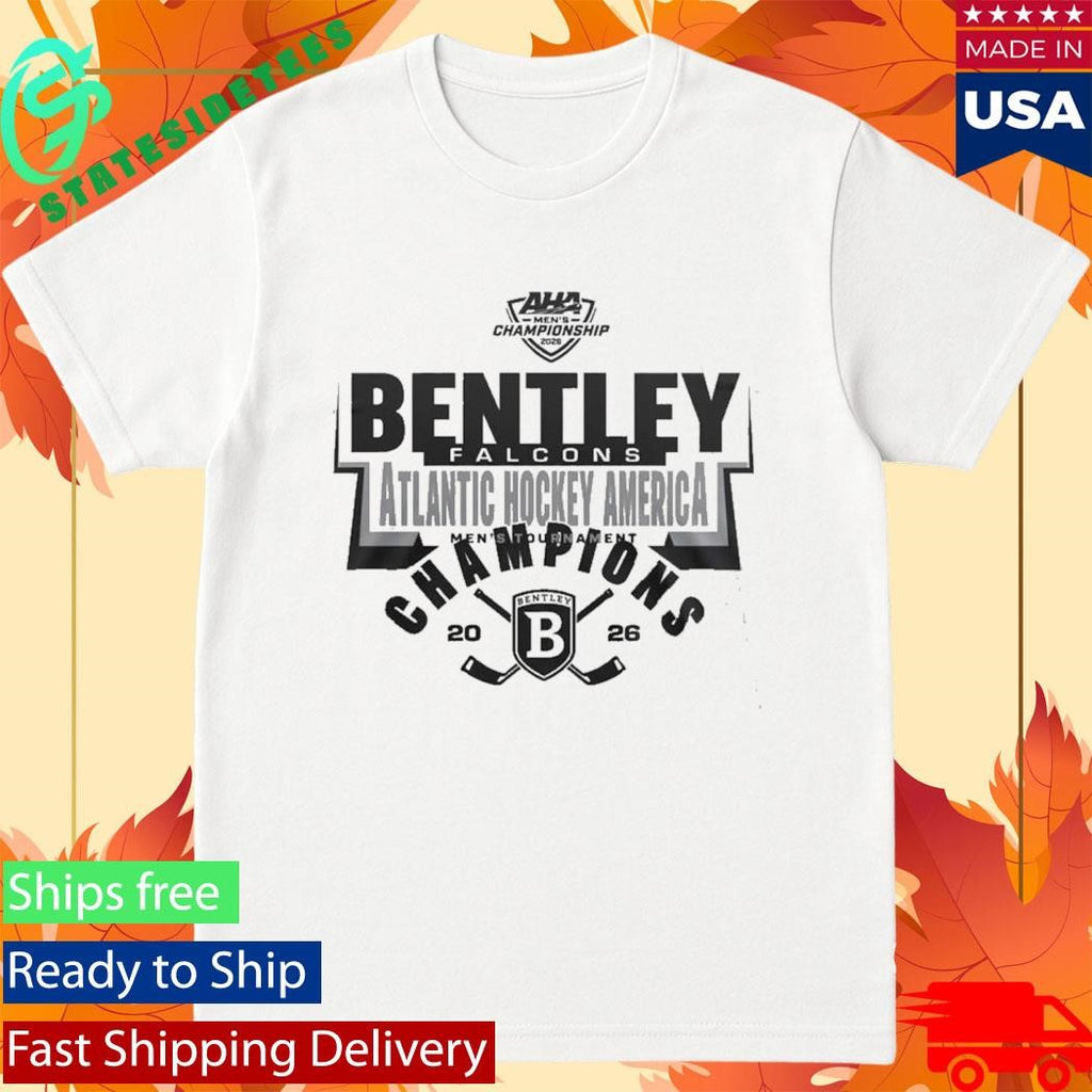 Official Bentley Falcons 2026 Atlantic Hockey America Champions AHA Shirt