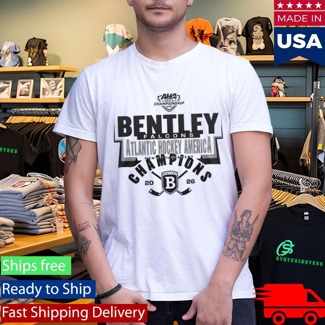 Official Bentley Falcons 2026 Atlantic Hockey America Champions AHA Shirt