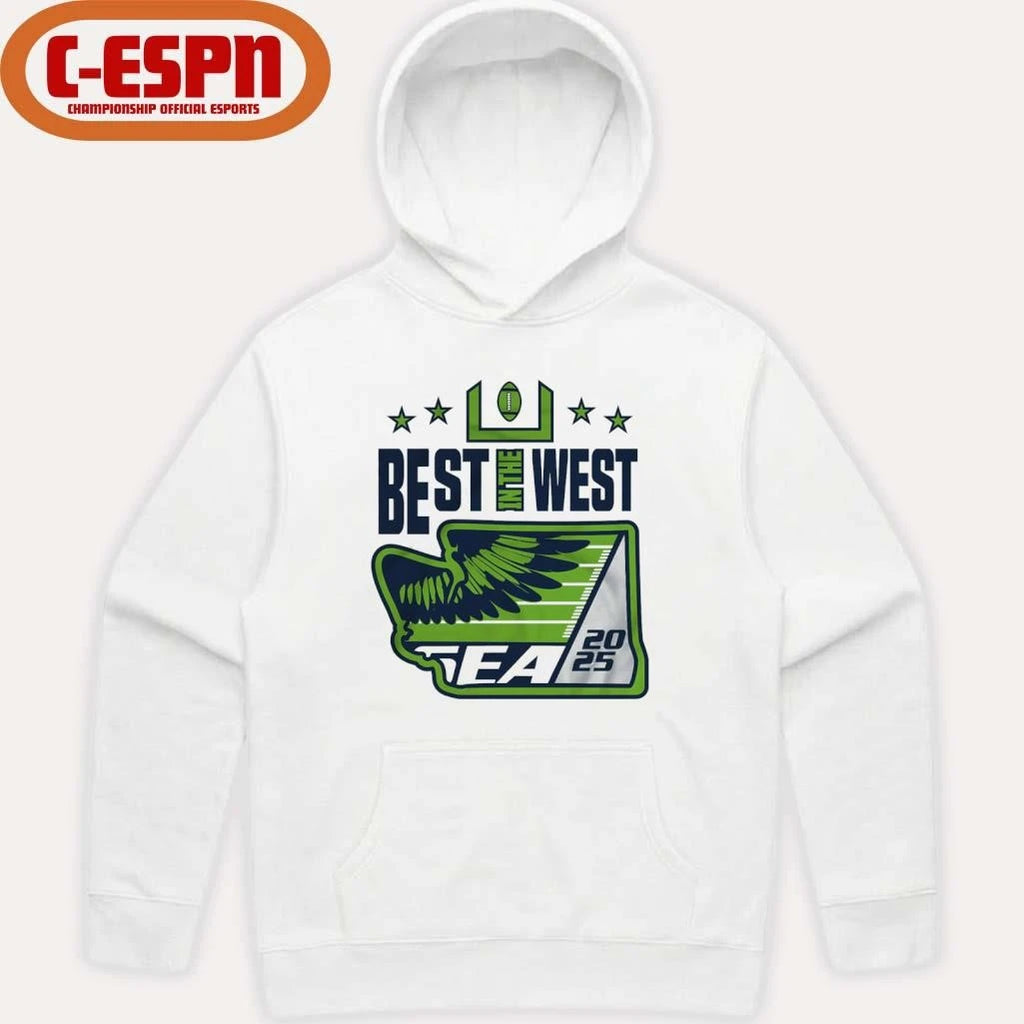 Official Best In the West 2025 Seattle Football T-Shirt