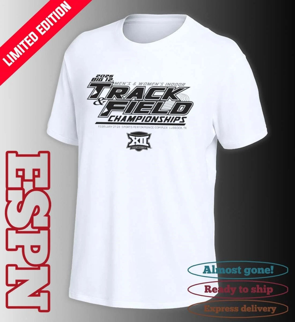 Official Big 12 2026 Men’s And Women’s Indoor Track &amp; Field Championships shirt