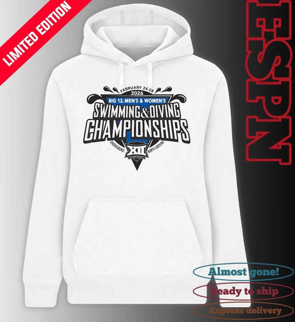 Official Big 12 2026 Men’s And Women’s Swimming &amp; Diving Championships shirt