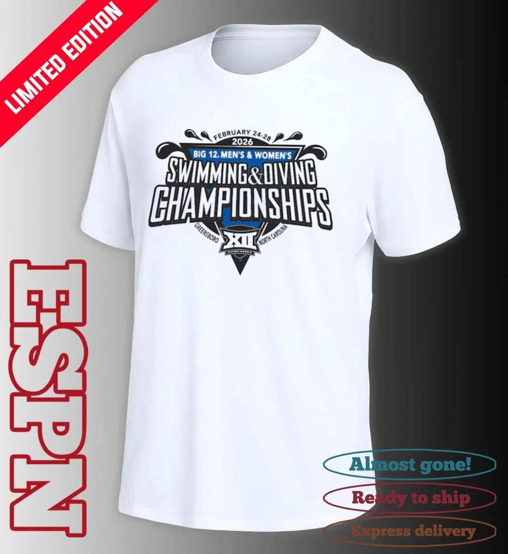 Official Big 12 2026 Men’s And Women’s Swimming &amp; Diving Championships shirt
