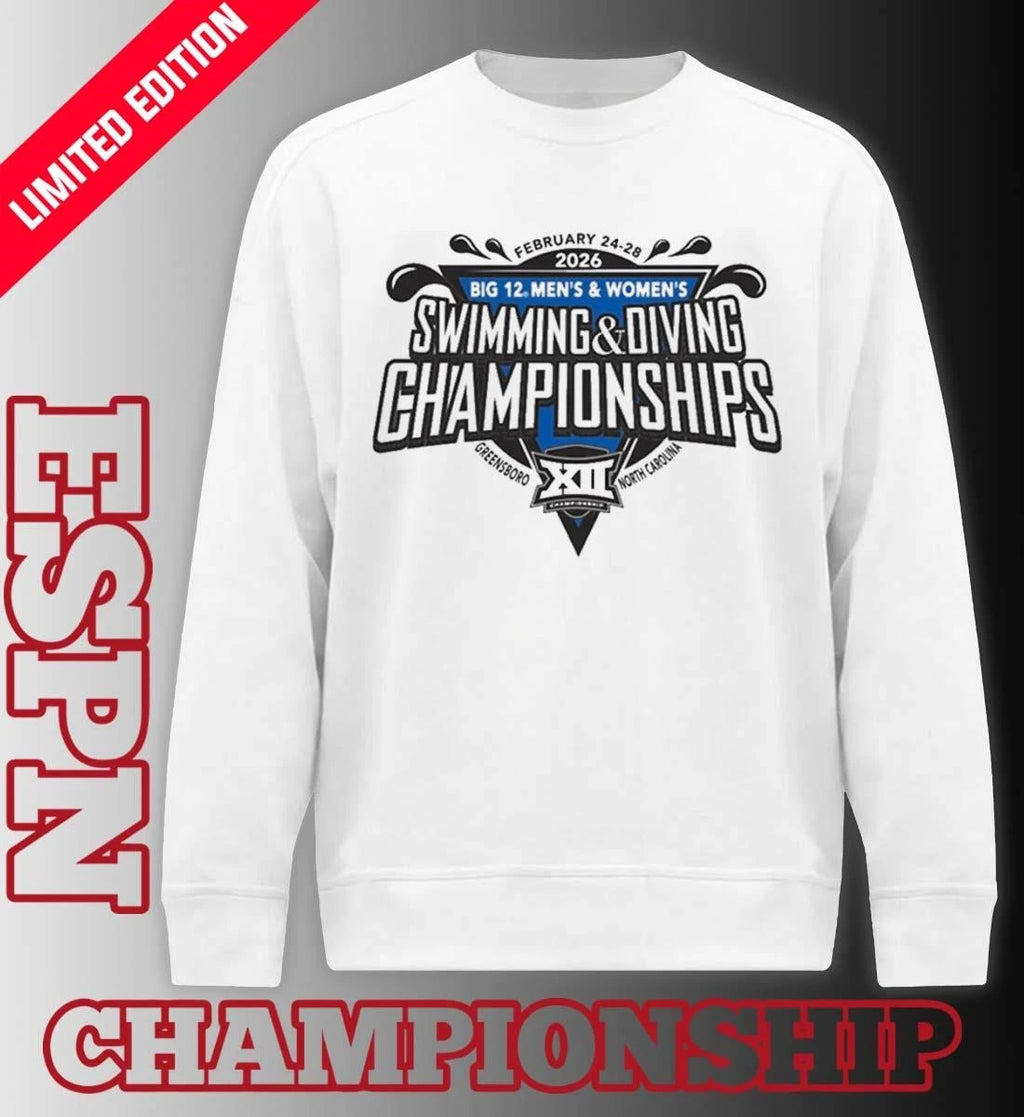 Official Big 12 2026 Men’s And Women’s Swimming &amp; Diving Championships shirt