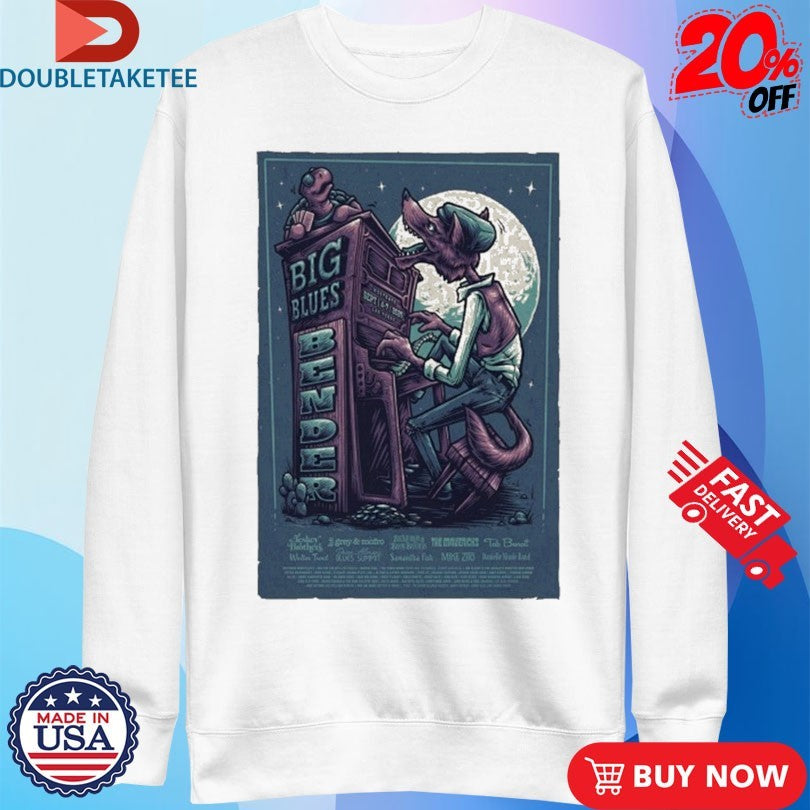 Official Big Blues Bender Sep 4-7 2025 Westgate Las Vegas Resort &amp; Casino, Nevada Rat Turtle Shirts