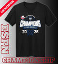 Official Big East Men’s Basketball Tournament 2026 Champions Uconn Huskies T-Shirt