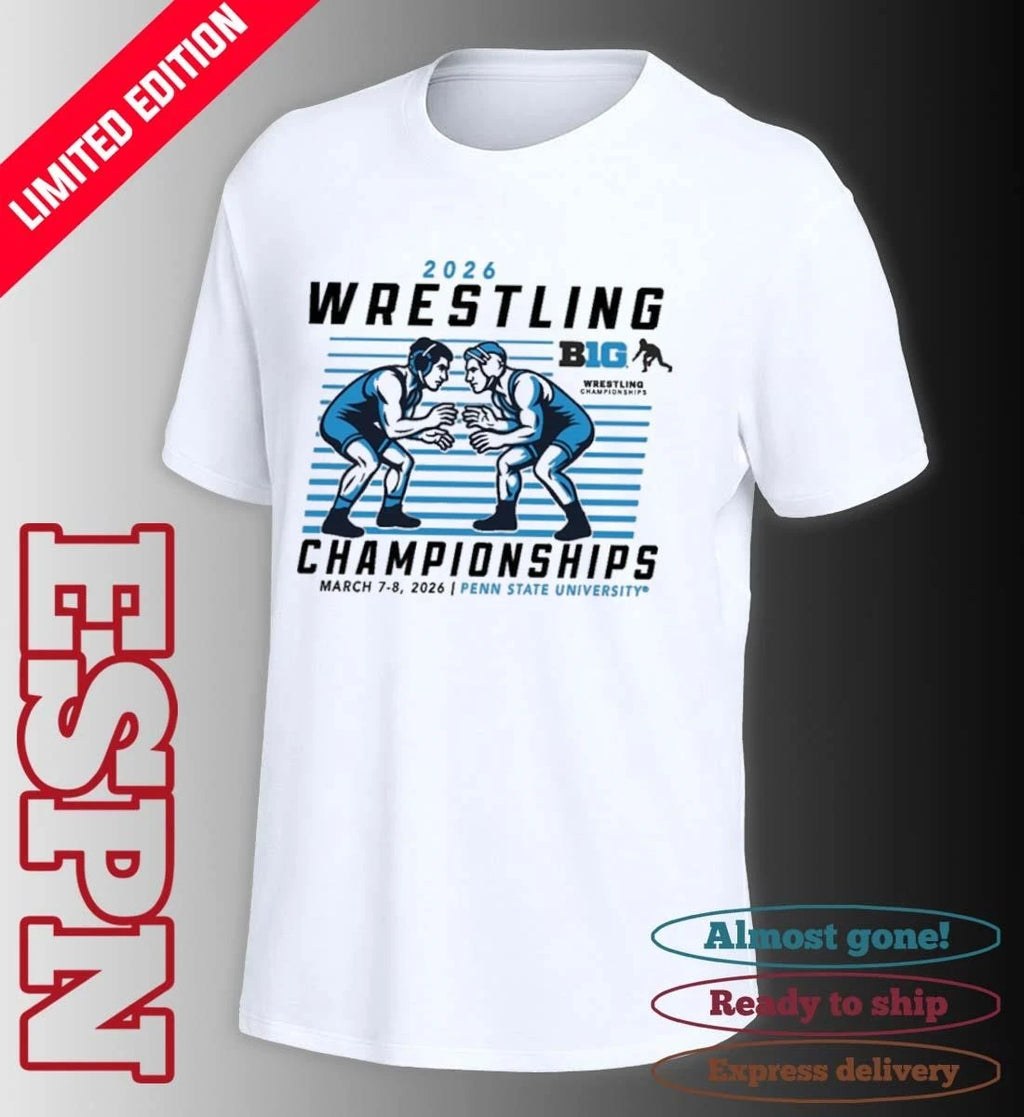 Official Big Ten 2026 Wrestling Championships Shirt