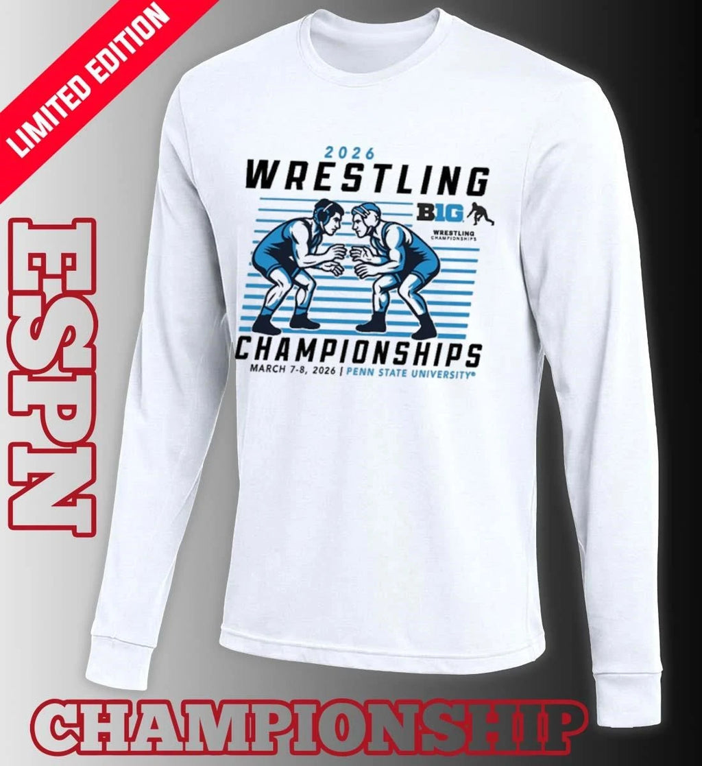 Official Big Ten 2026 Wrestling Championships Shirt