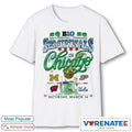 Official Big Ten Men’s Basketball Tournament 2026 Semifinals in Chicago Michigan, Wisconsin, Purdue, and UCLA Teams T-Shirt