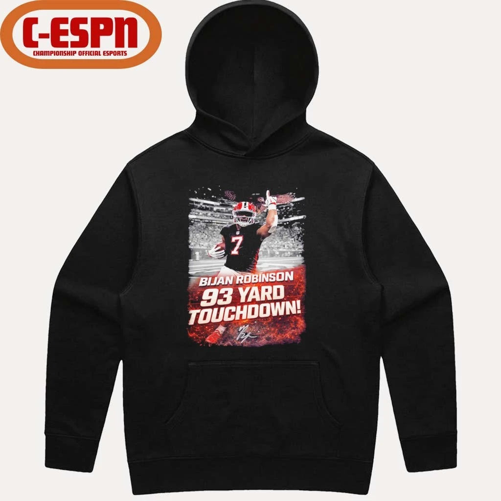 Official Bijan Robinson 93 Yard Touchdown Shirt