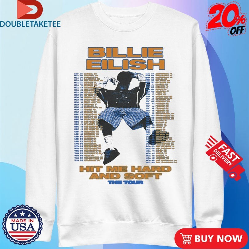 Official Billie Eilish Hit Me Hard And Soft The Tour 2024 Dates Shirts