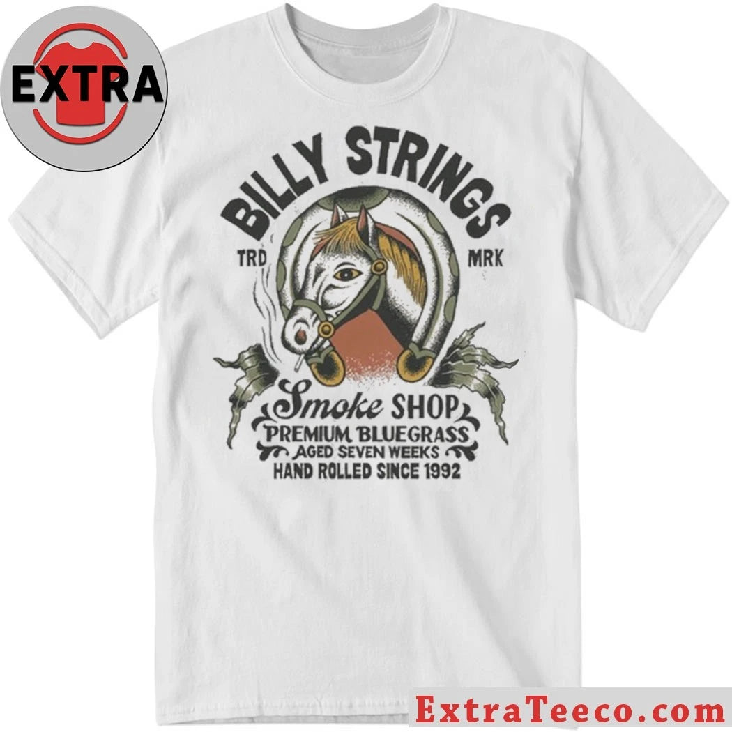 Official Billy Strings 2026 Winter Tour Smoke Shop Shirt