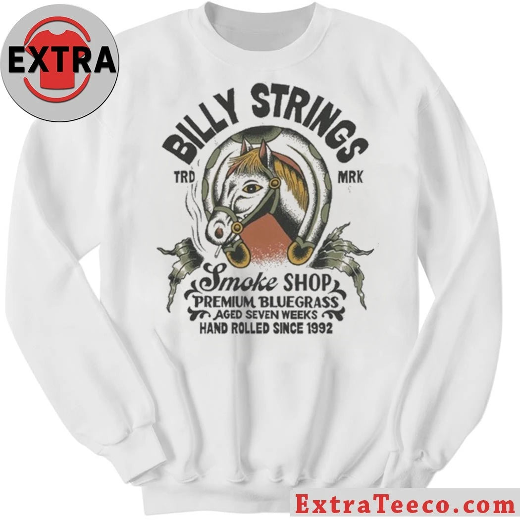 Official Billy Strings 2026 Winter Tour Smoke Shop Shirt