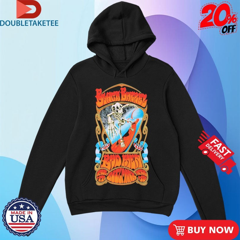 Official Black Barrel And The Bad Men Apr 17-18 2026 Syracuse NY Skeleton Shirts