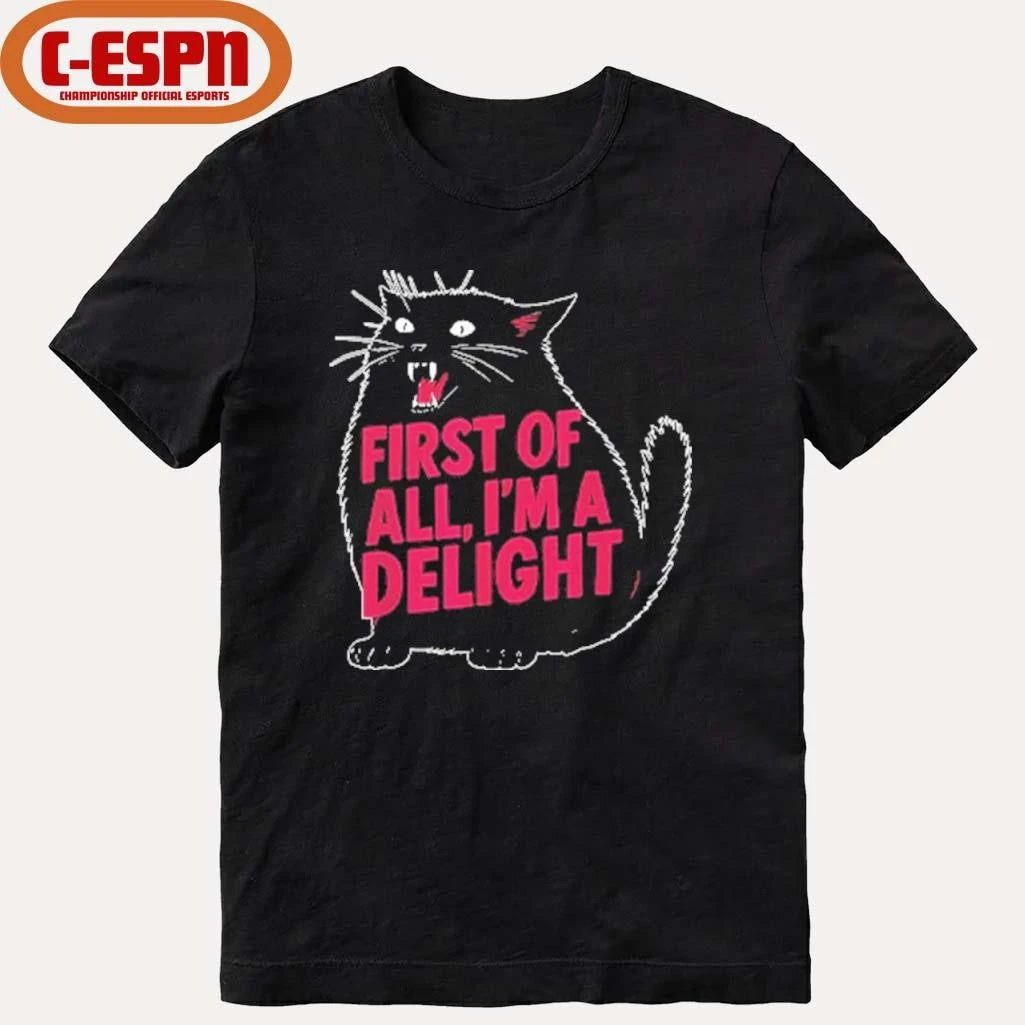 Official Black Cat First Of All I’m A Delight Shirt