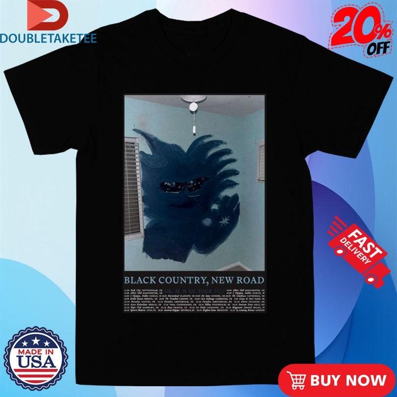 Official Black Country New Road UK IE EU Tour 2025 Dates Shirts