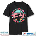 Official Black Crazy Hispanic Fan San Antonio 2026 Fan T-Shirt