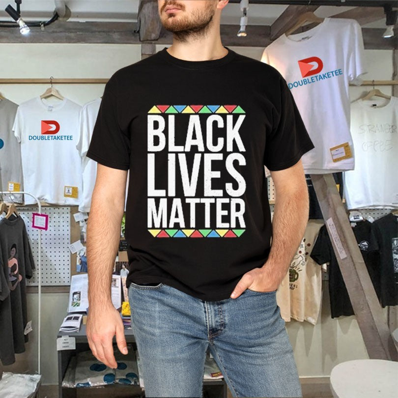 Official Black Lives Matter Colored Triangle Shirts