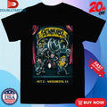 Official Blink-182 Oct 2 Sacramento CA Tour 2025 Alien Shirts