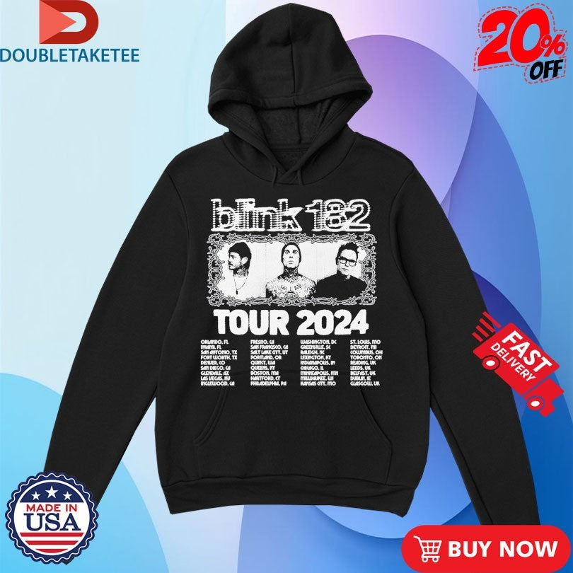 Official Blink 182 One More Time Tour 2024 Shirts
