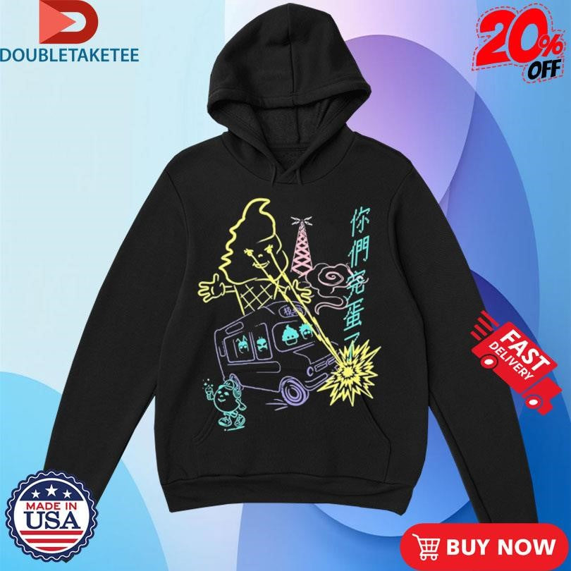 Official Blur The Magic Whip Anniversary Ice Cream Van T-shirts