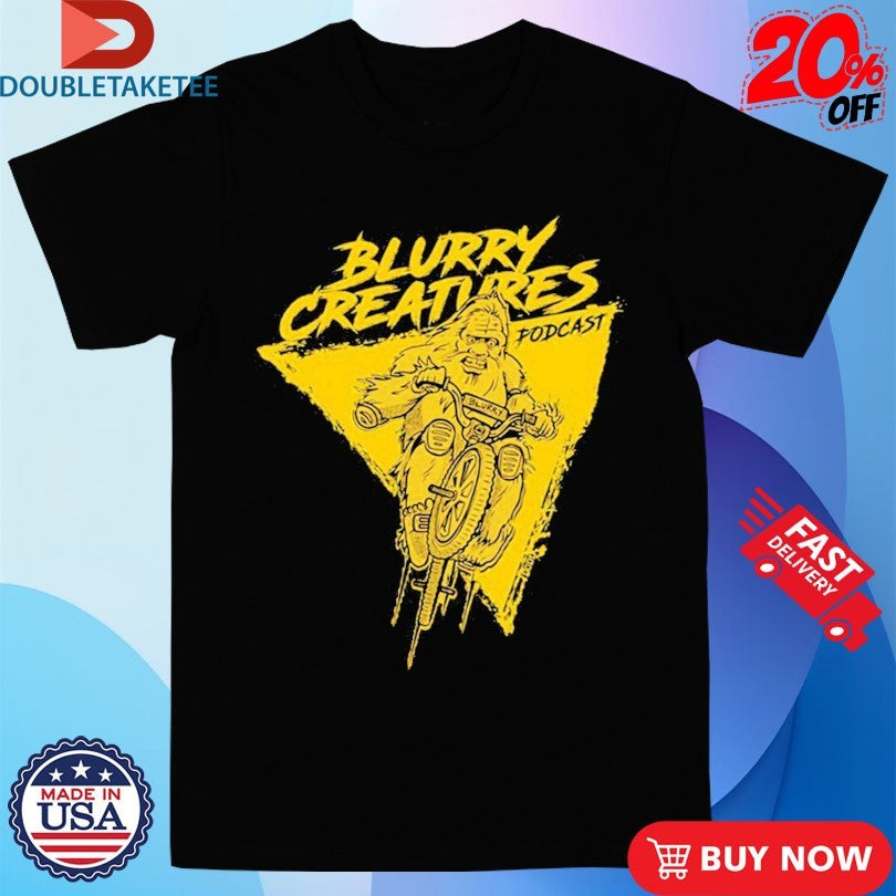 Official Blurry Creatures Podcast Motor Bigfoot Shirts