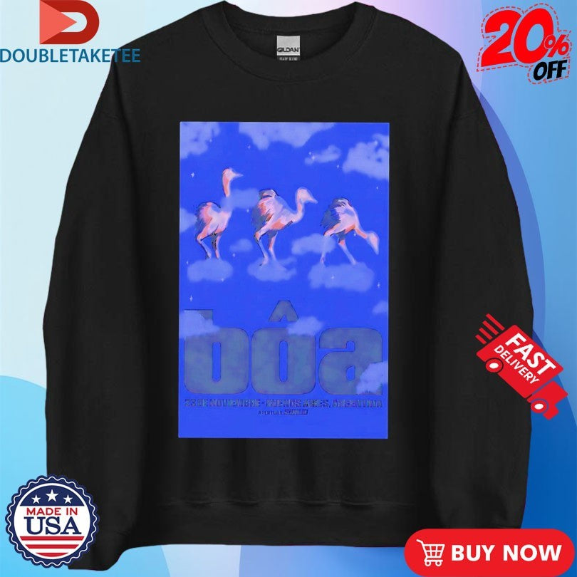 Official Bôa Buenos Aires Argentina Nov 23 2025 Shirts