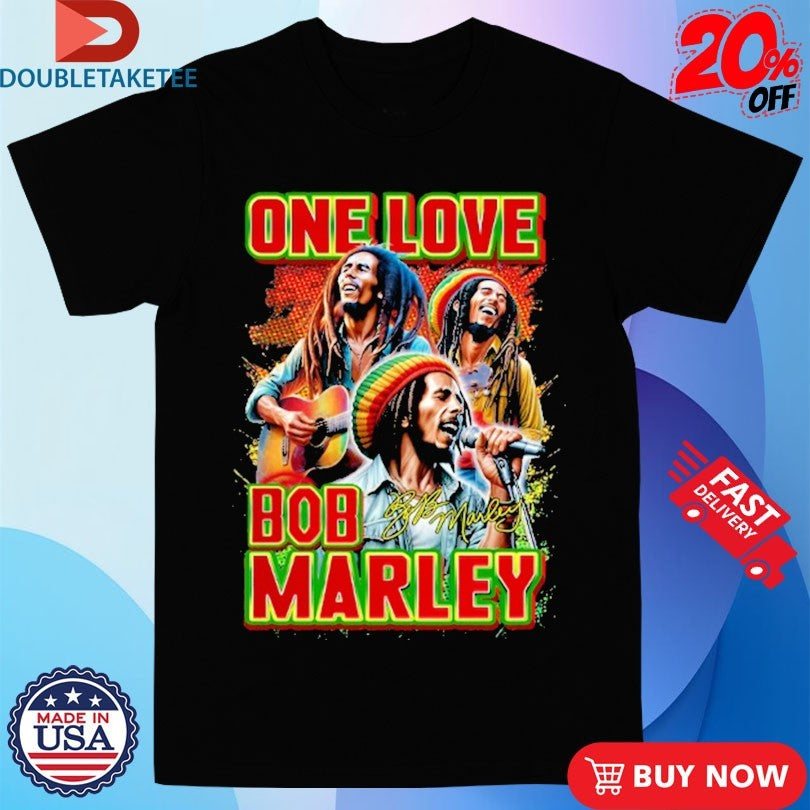 Official Bob Marley One Love Signature Shirts