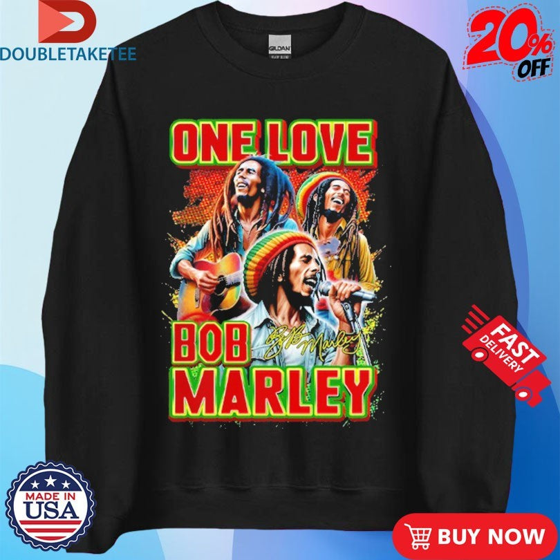 Official Bob Marley One Love Signature Shirts