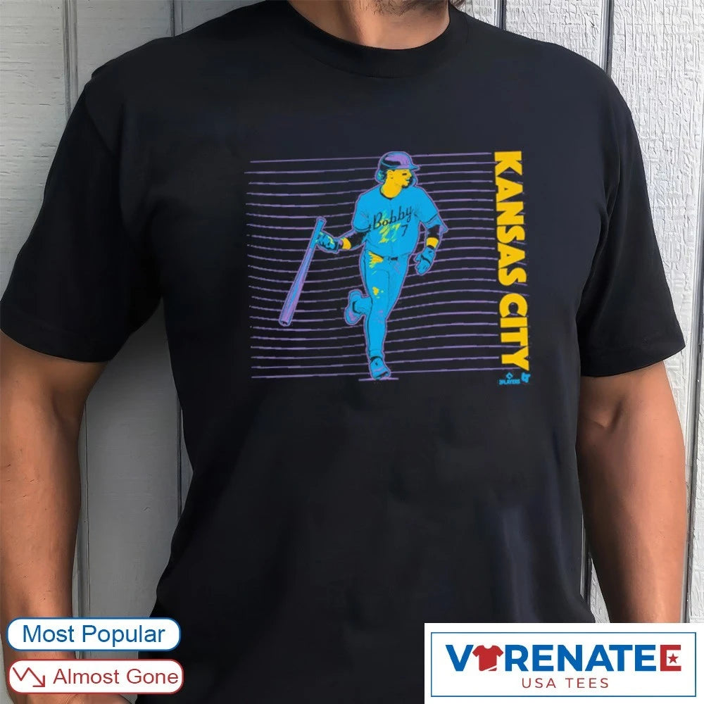 Official Bobby Witt Jr Neon Nights Kansas City Royals MLB T-Shirt
