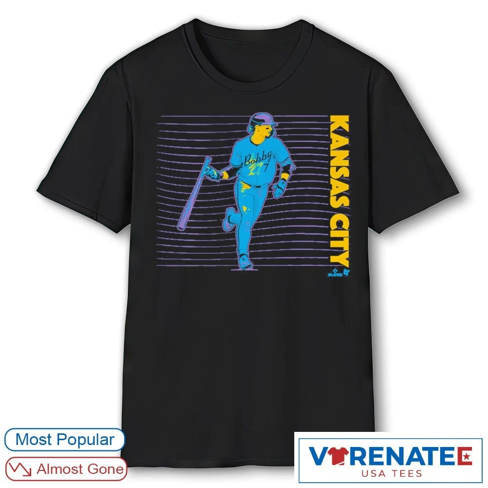 Official Bobby Witt Jr Neon Nights Kansas City Royals MLB T-Shirt
