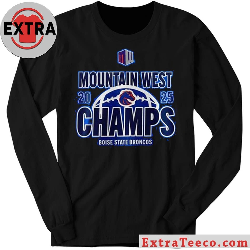 Official Boise State Broncos Mountain West Champs 2025 Shirt