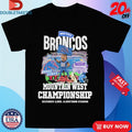 Official Boise State Broncos Victory UNLV Rebels Mountain West Conference Champions 2025 Mascot Flag Shirts
