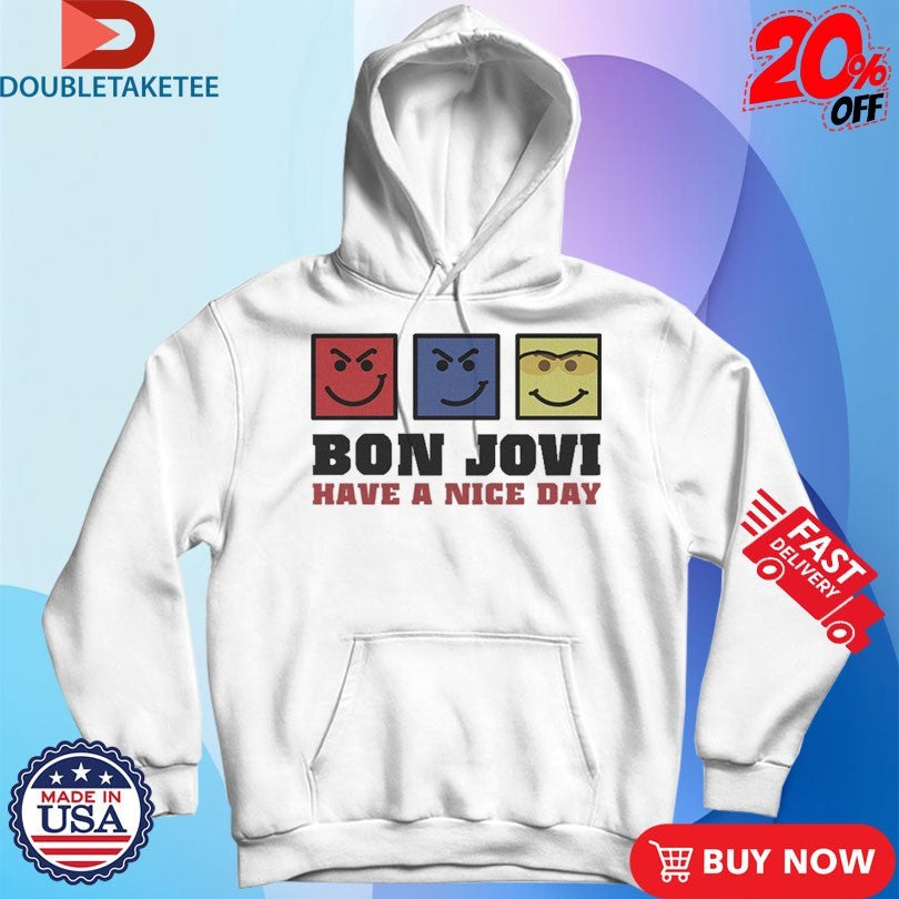 Official Bon Jovi Have A Nice Day Album Faces Shirts