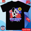 Official Bon Scott The Pride Of Fremantle UK Flag Shirts