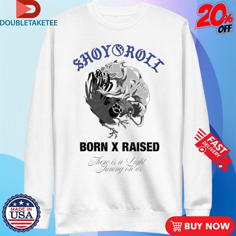 Official Born x Raised + Shoyoroll Pitbull Crow Shirts